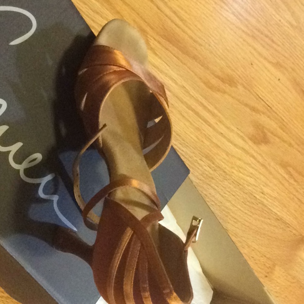 Ballroom Latin Salsa Shoes Rayrose 7-8 US or 4.5UK - Picture 8 of 12